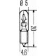 Лампа щитка приборов HELLA 8GP 002 095-241 без цоколя